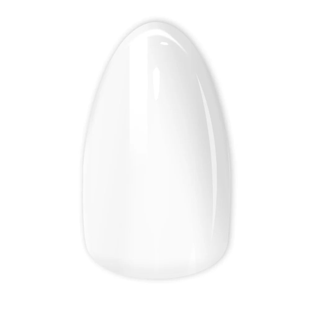 White Press On Nail