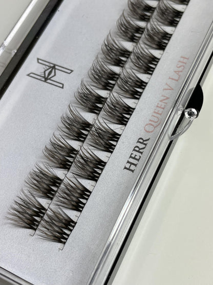 HERR Queen &quot;V&quot; Lash - Brown/Black Mix - Herr Beauty Co.